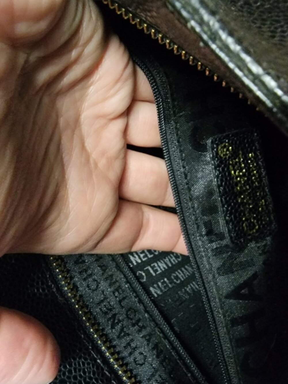 CHANEL Quilted Black Tote Purse - Picture 7 of 10